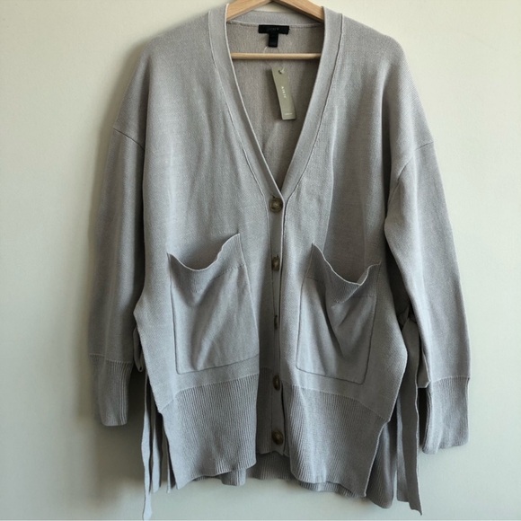 J.Crew Slouchy Cardigan with Side Ties - Picture 2 of 7